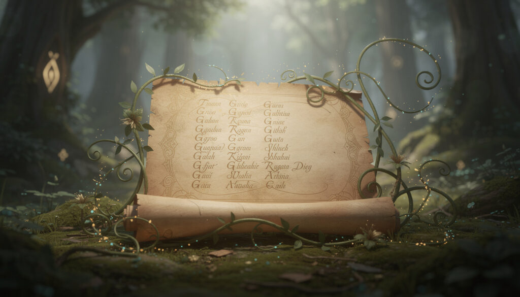 découvrez une liste de 30 noms elfiques commençant par la lettre g, parfaits pour vos personnages fantastiques ou jeux de rôle.