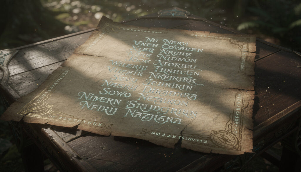 découvrez une liste unique de 30 noms elfiques commençant par la lettre n, parfaits pour vos personnages fantastiques ou créations artistiques.